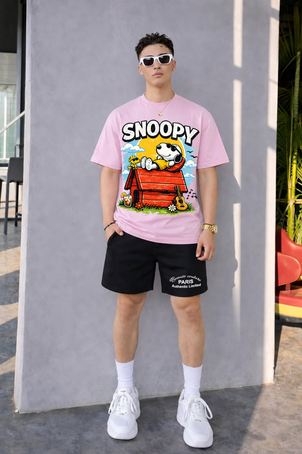 Snoopy Beach T-shirt