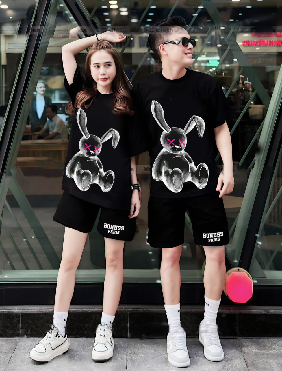 Thỏ Xám T-Shirt