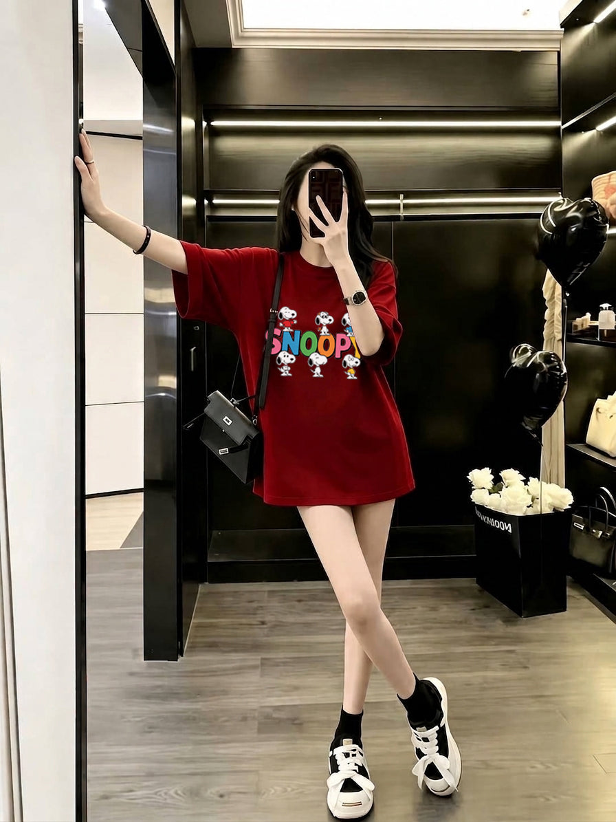 Snoopy 7 màu T-Shirt