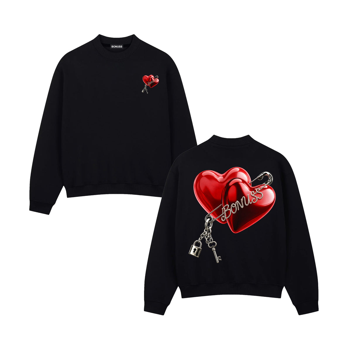 Sweater Khóa Trái Tim