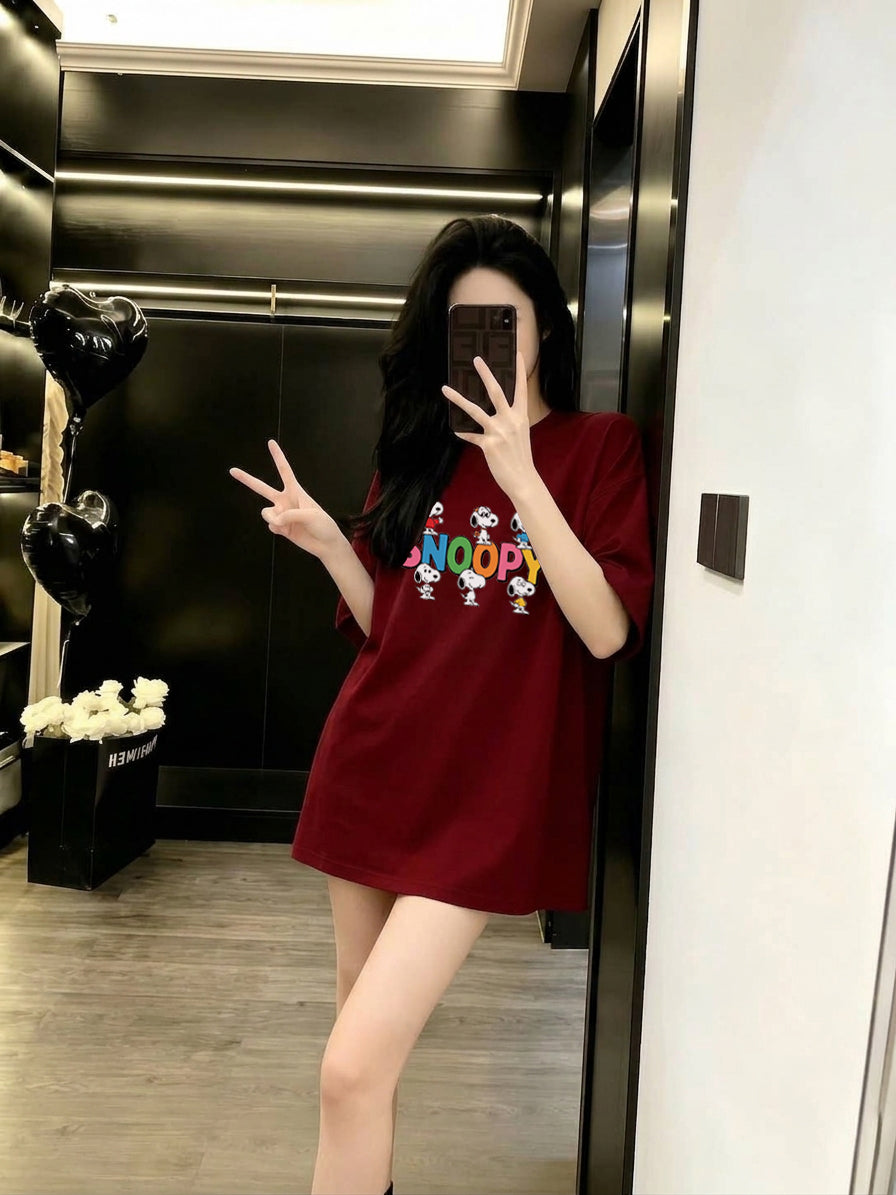 Snoopy 7 màu T-Shirt