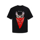 Couple Mèo Bandana Đỏ T-shirt